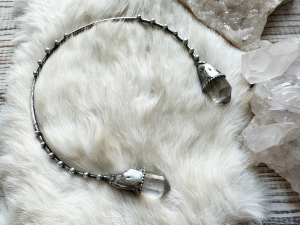 Speak Your Truth crystal neck cuff