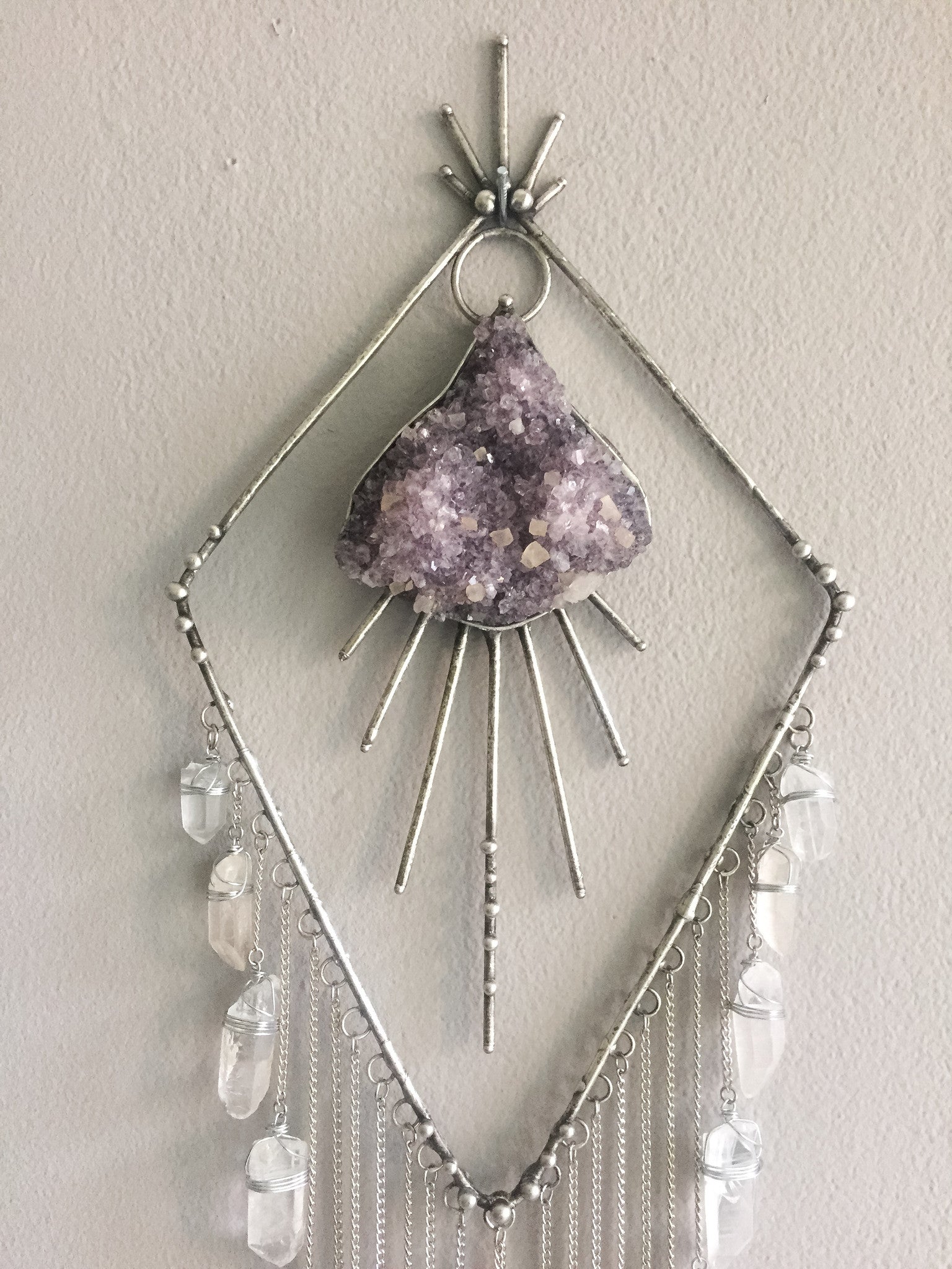 Amethyst starburst dream shield