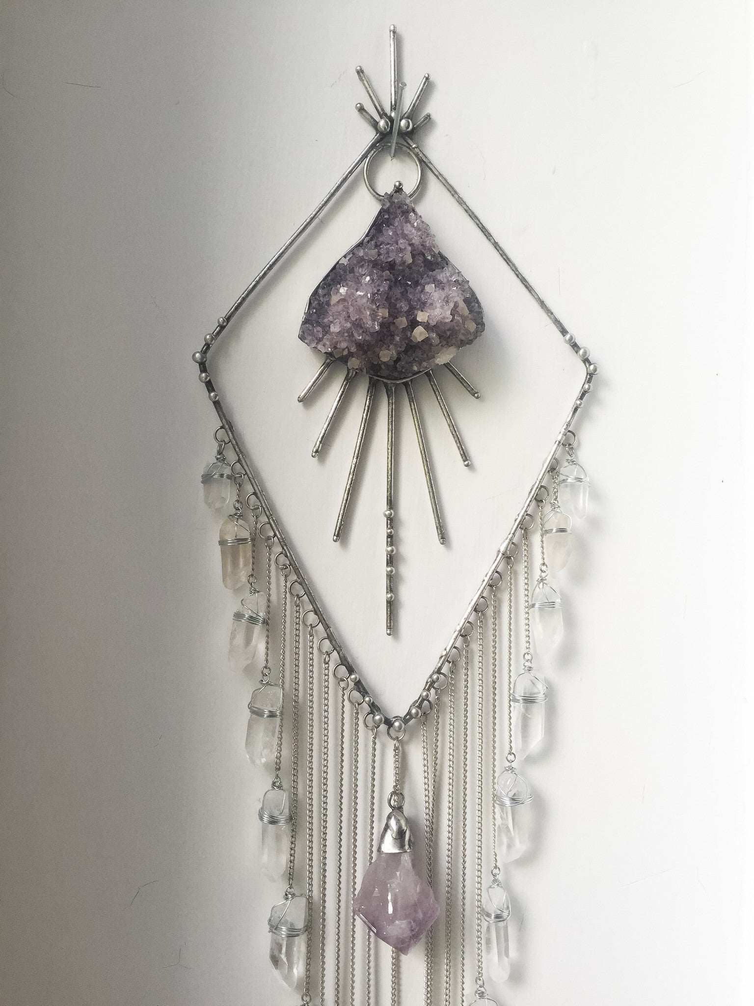 Amethyst starburst dream shield