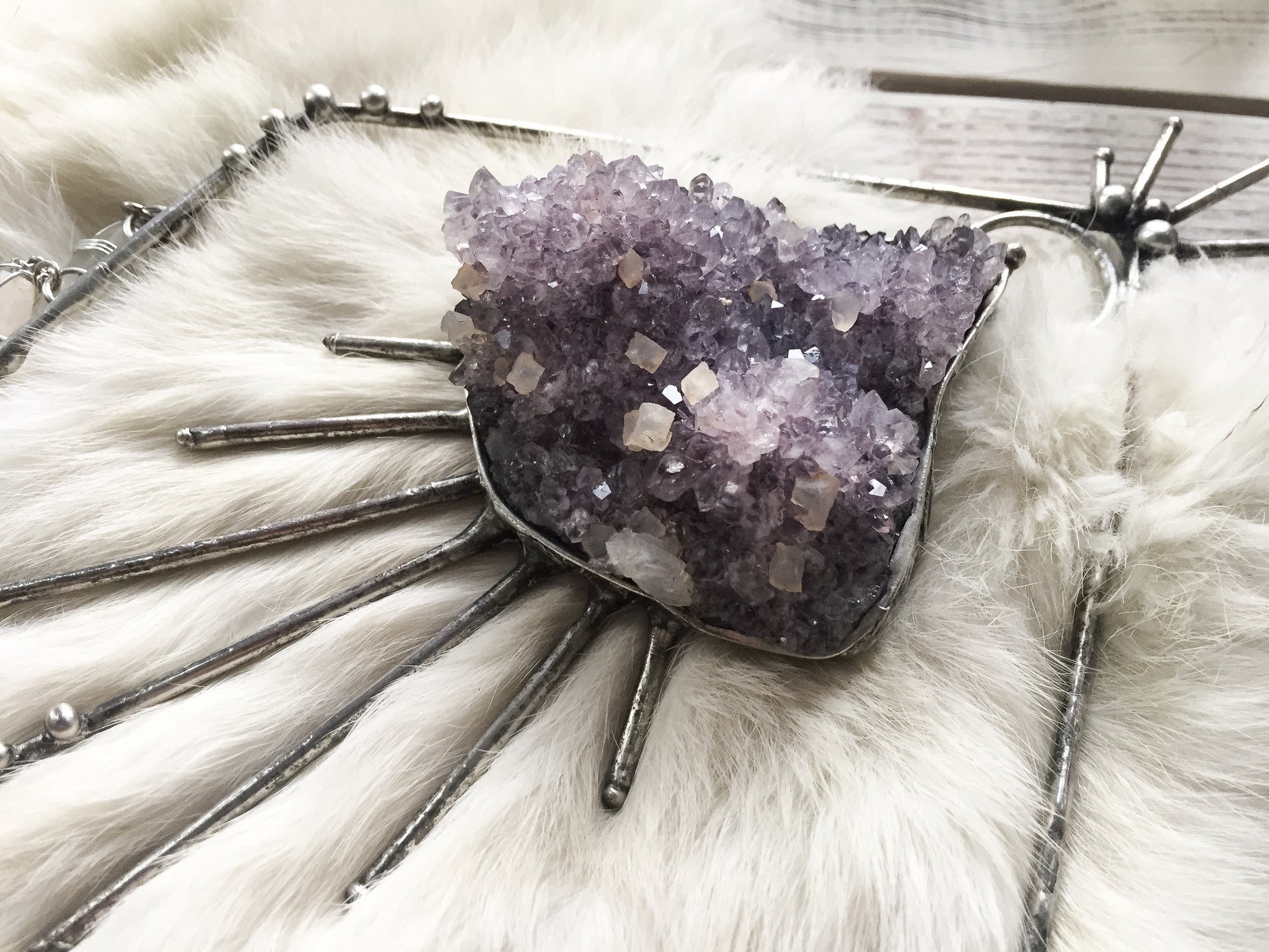 Amethyst starburst dream shield