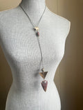 Earth Warrior lariat necklace
