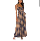 Free People Hold Me Tight jumpsuit size large new with tags