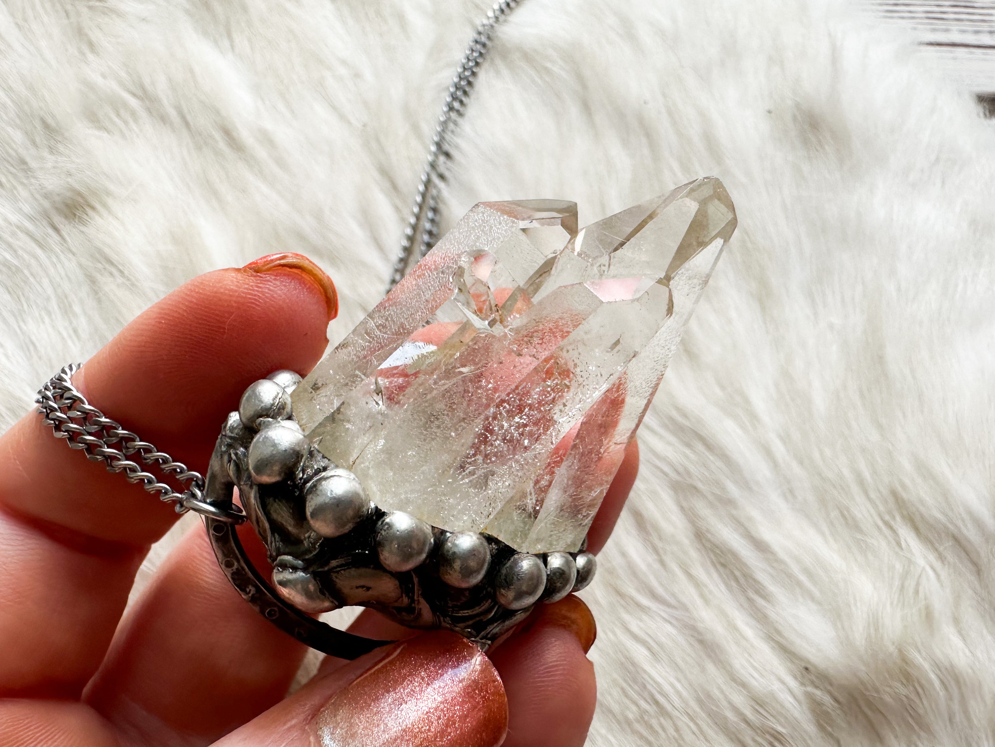 Power crystal necklace