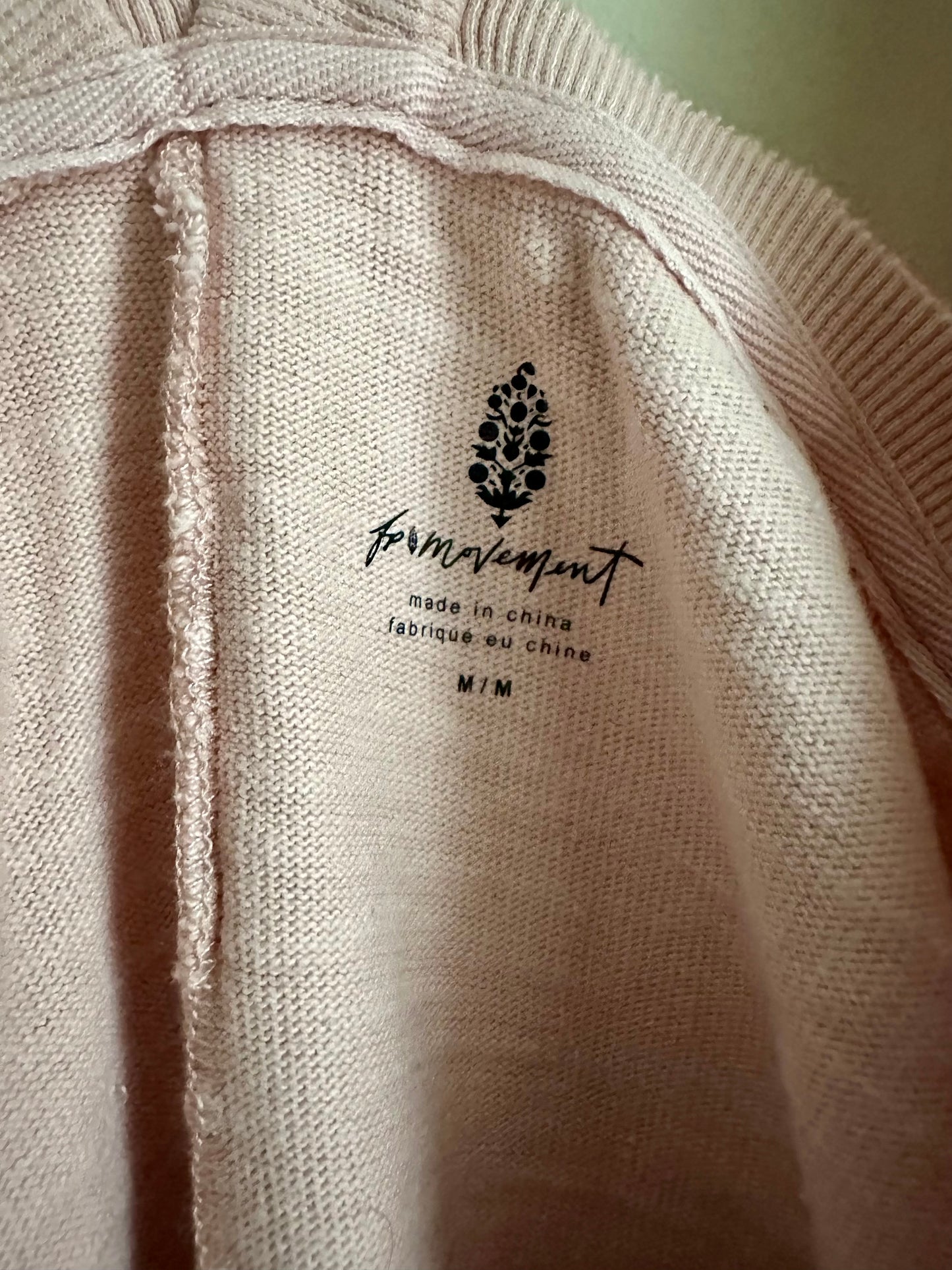 Free People Movement Tell Me About It tunic tank with pockets NWT size M