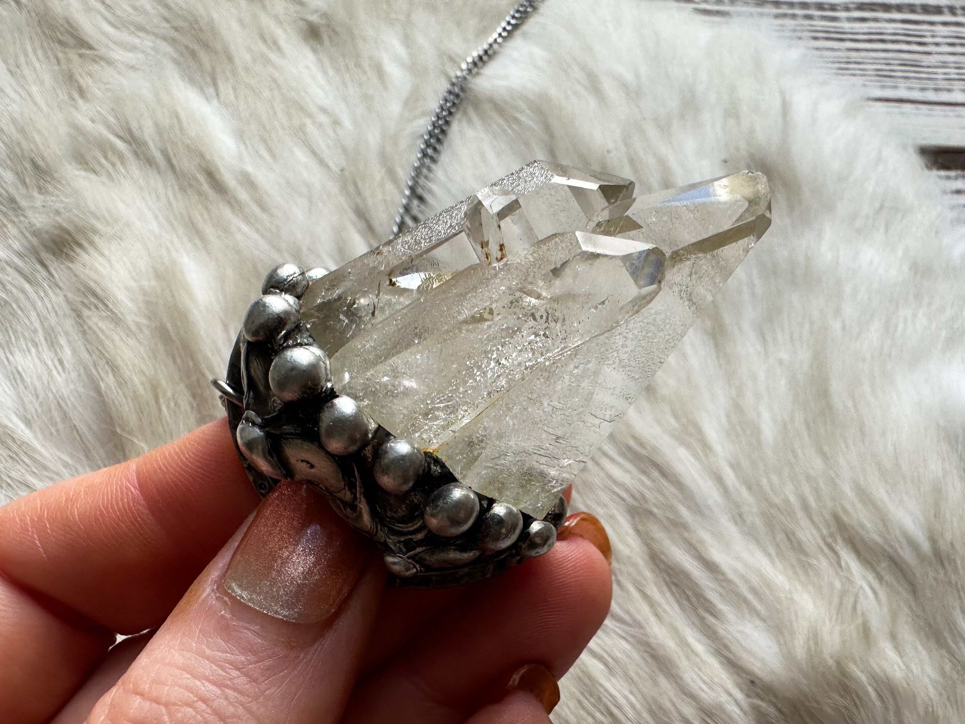 Power crystal necklace