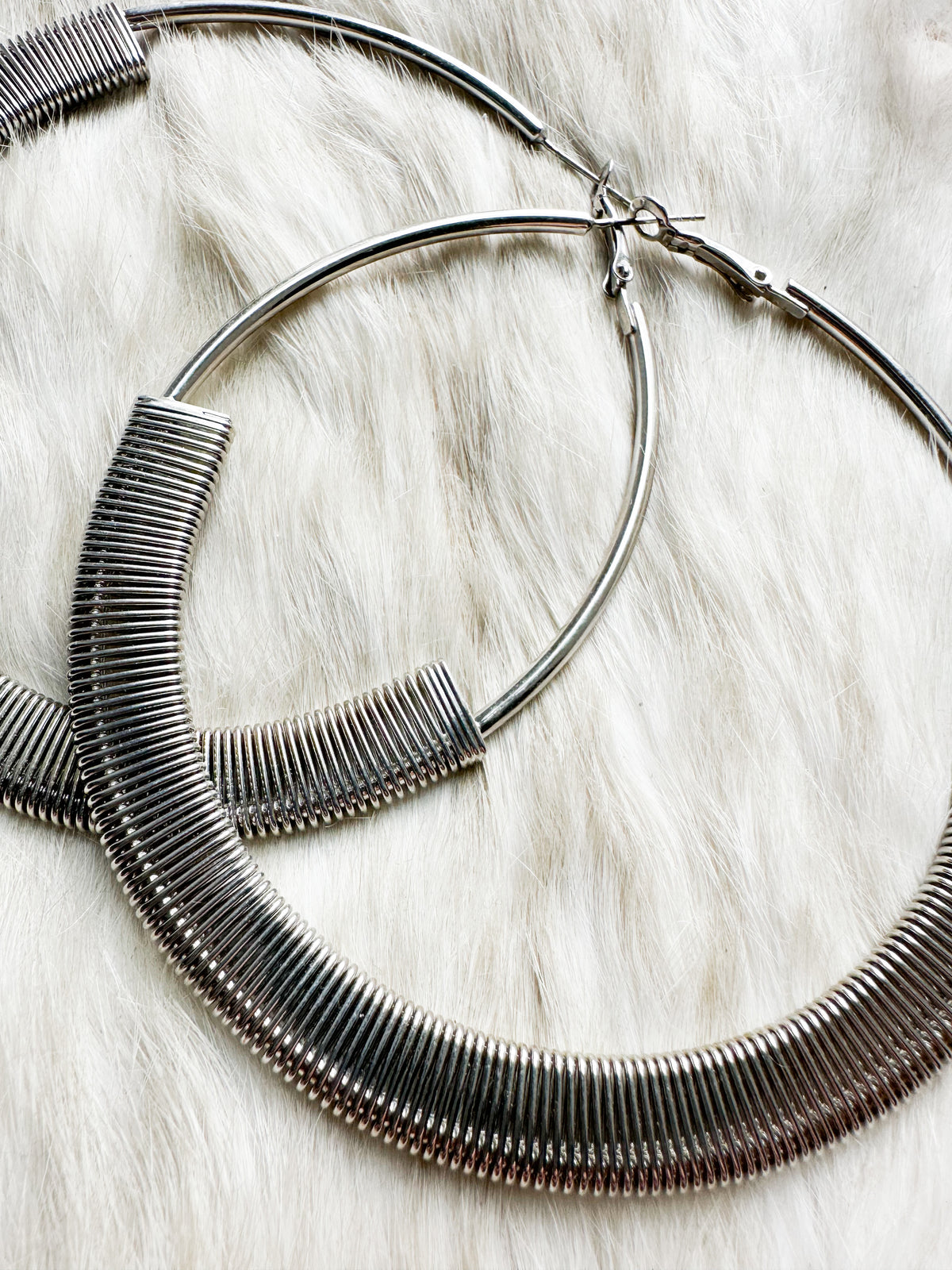 Free People Simply the Best Oversized Hoop earrings- large silver hoop earrings