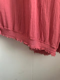 Free People smocked waist wide leg pants size M new