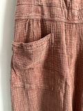 Free People Cypress Ave jumpsuit size XL in chocolate brown new with tags