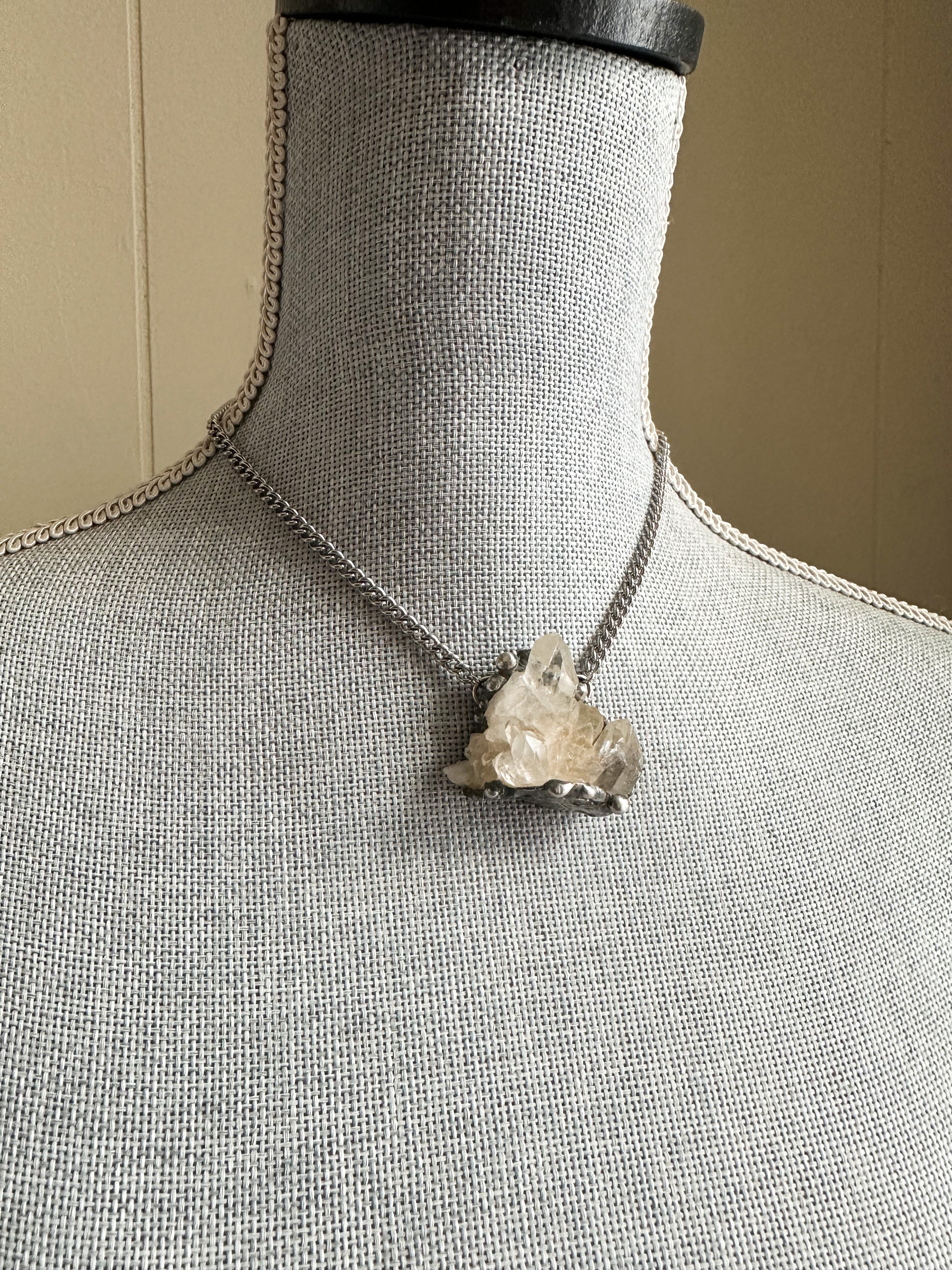 Crystal Cluster necklace