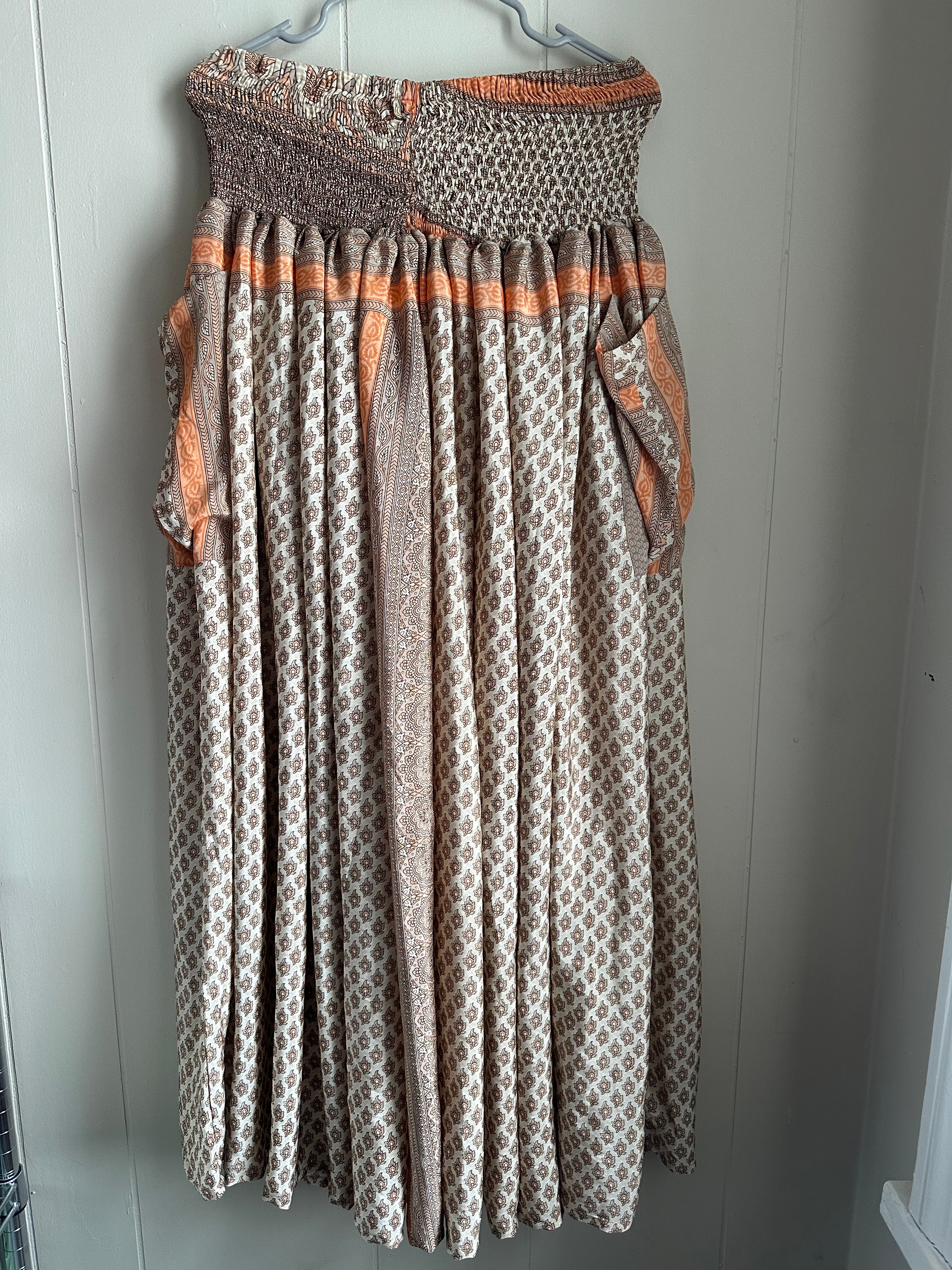 Kantha Bae Silk Magic Maxi convertible maxi skirt/dress free size brand new
