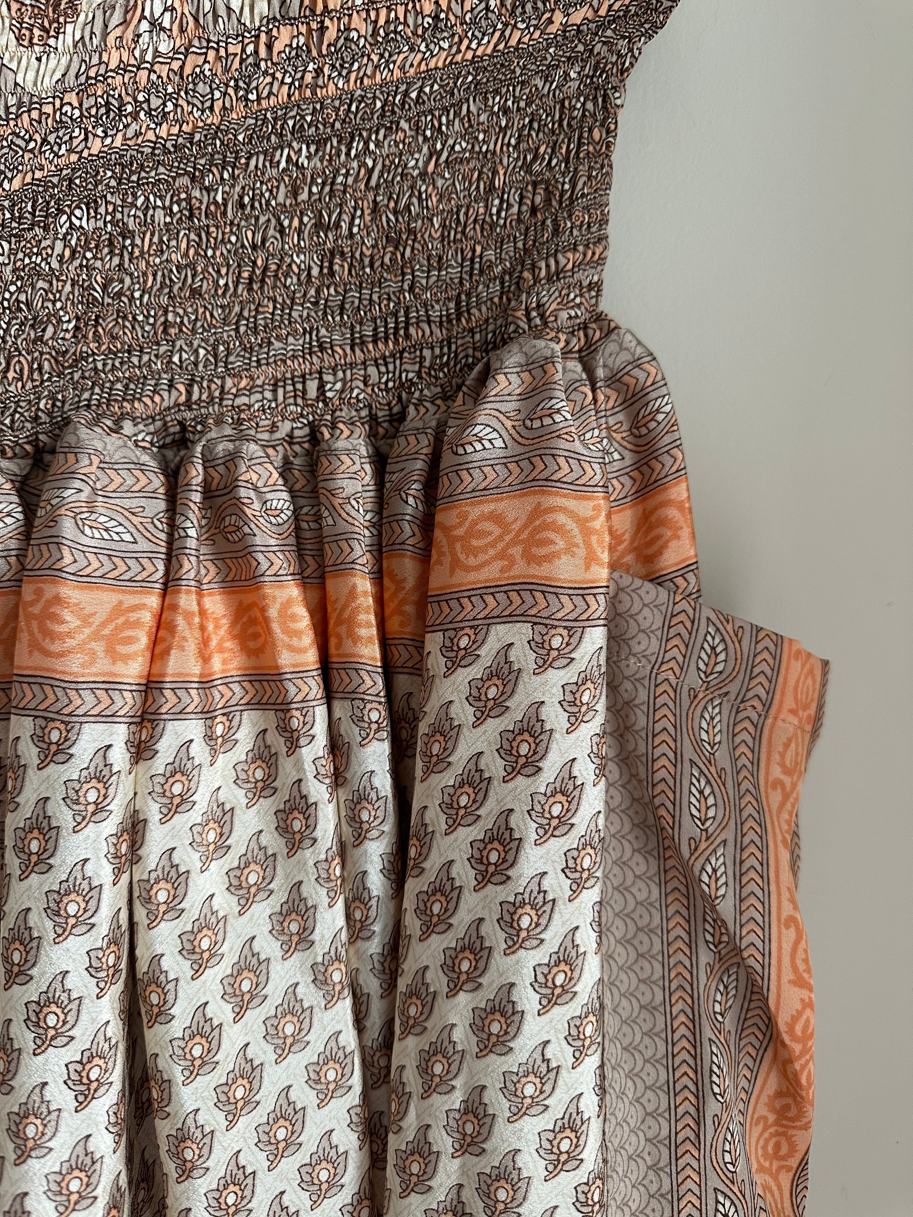 Kantha Bae Silk Magic Maxi convertible maxi skirt/dress free size brand new