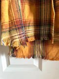 Dressed in LALA yellow plaid hooded flannel shirt jacket size medium NWT