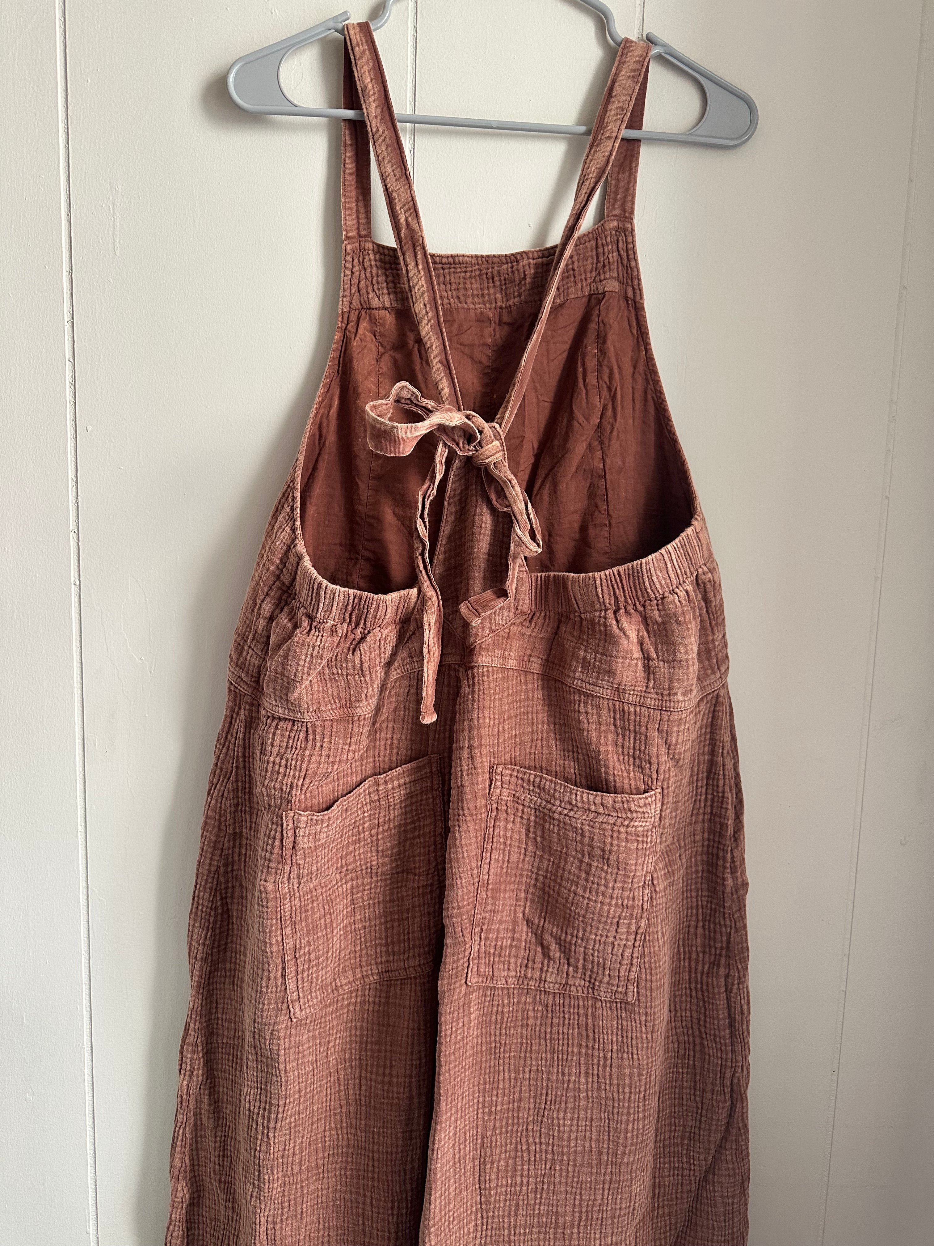 Free People Cypress Ave jumpsuit size XL in chocolate brown new with tags