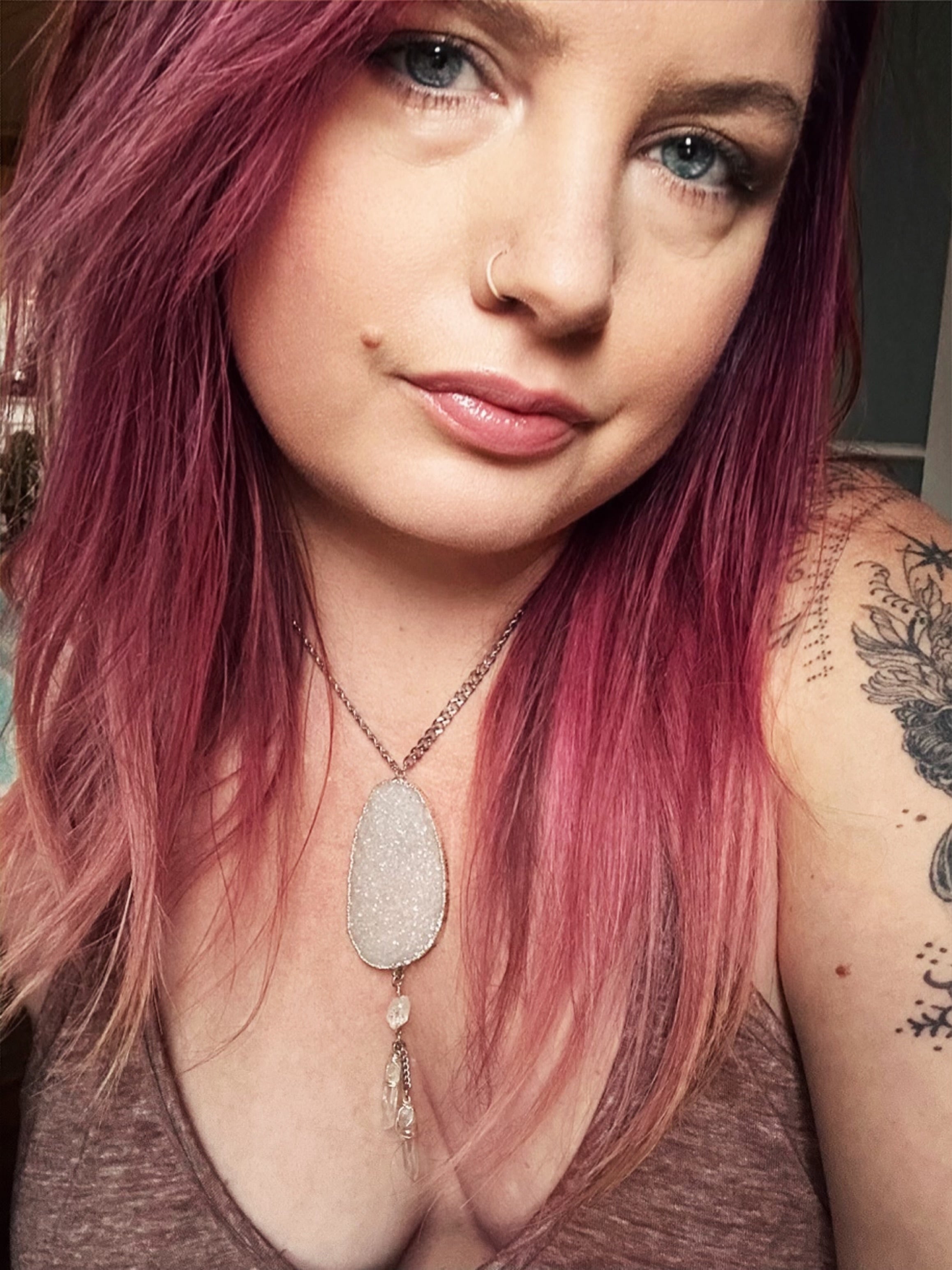 Heart portal necklace