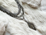 Heart Protection layered amulet necklace