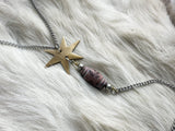 Earth Warrior lariat necklace