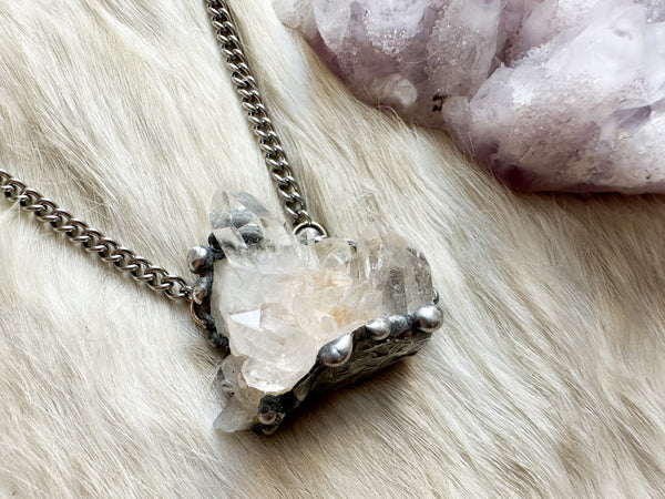 Crystal Cluster necklace