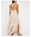 Free People tropical heat maxi dress Ivory rare size S