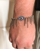 Evil Eye fringe bracelet