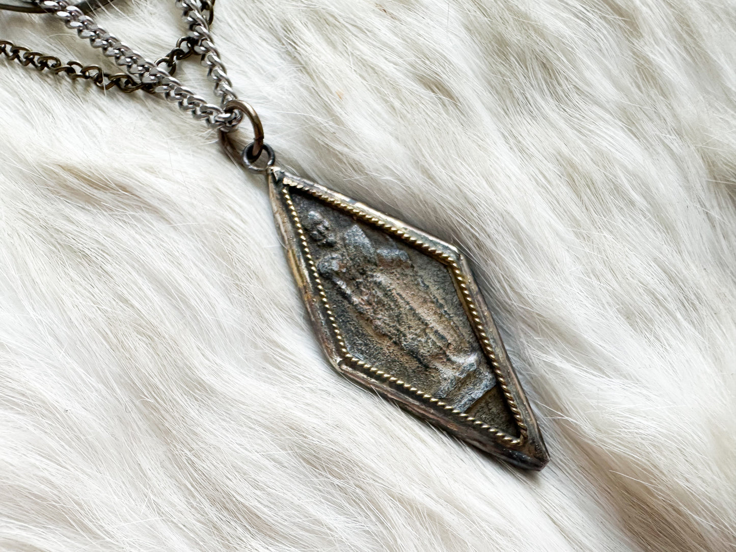 Heart Protection layered amulet necklace