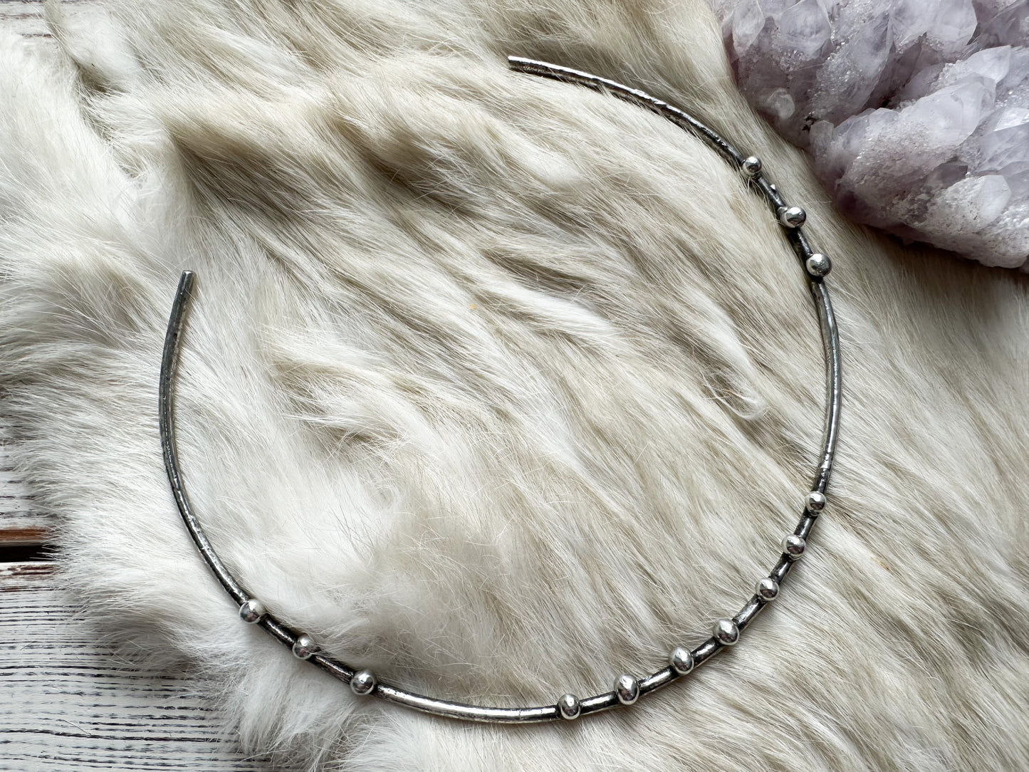 Studded neck cuff