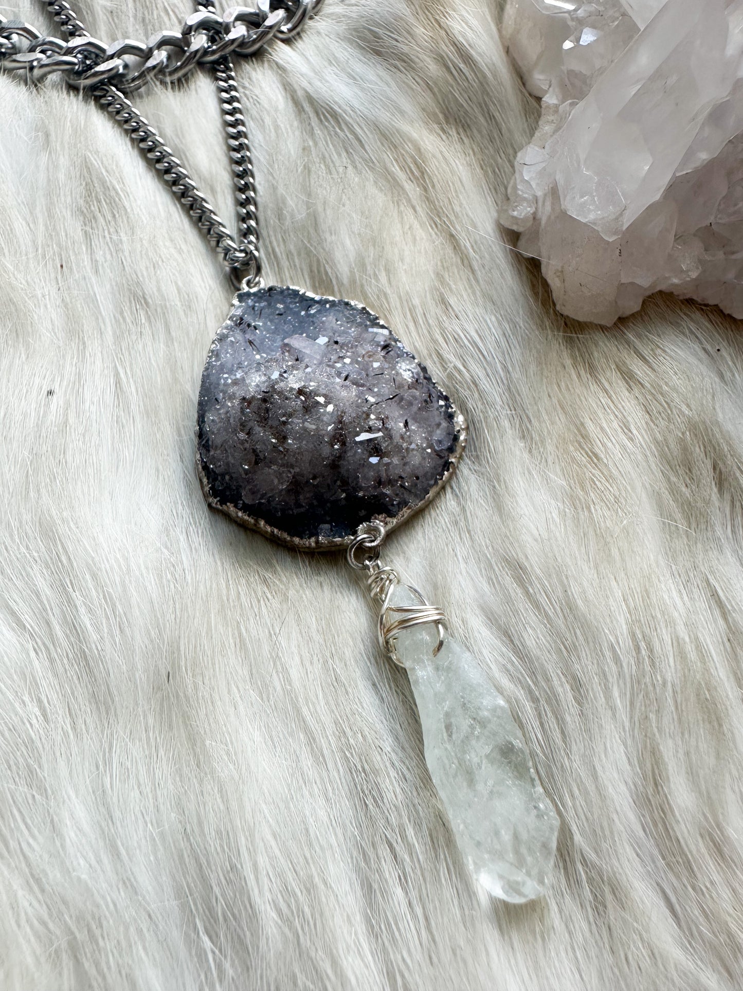 Luck Magic amulet layered necklace
