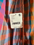 Free People Extratropical maxi dress in plaid size large new with tags