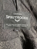 Spirithoods classic leopard faux fur hooded jacket size M brand new