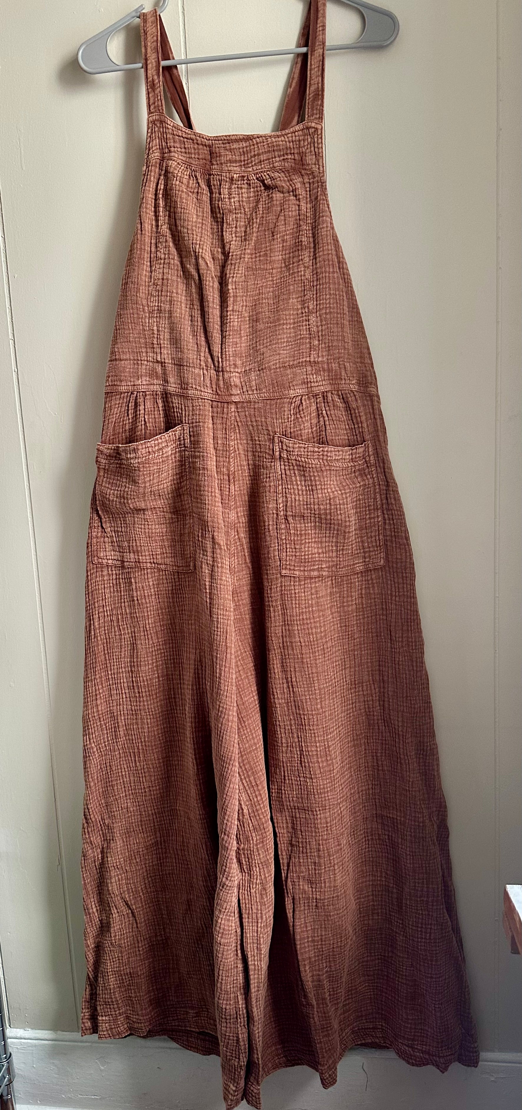 Free People Cypress Ave jumpsuit size XL in chocolate brown new with tags