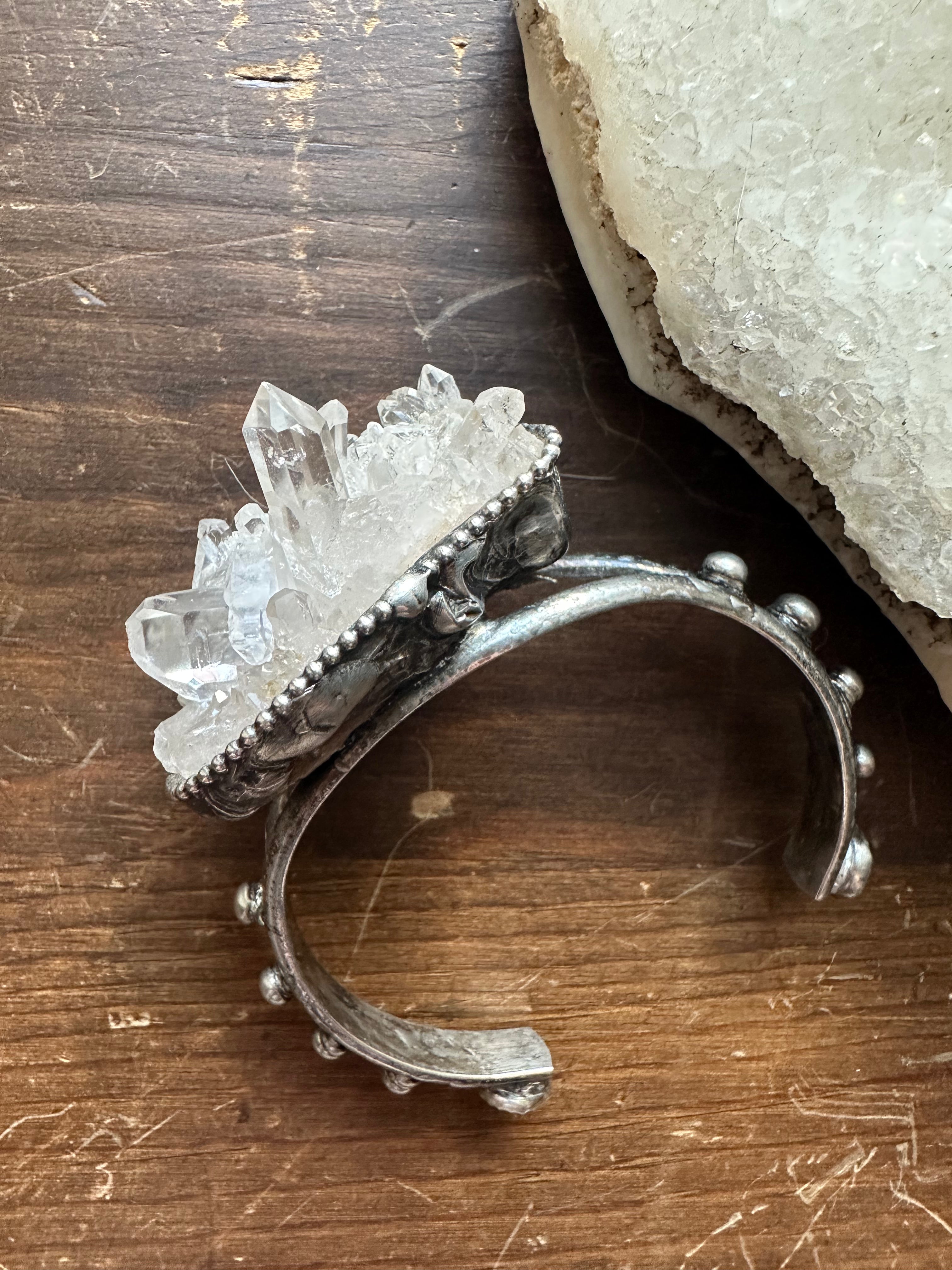 Quartz Cluster Power Cuff